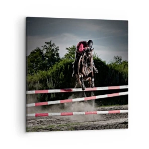 Cuadro sobre lienzo - Impresión de Imagen - Juntos por la victoria - 50x50 cm