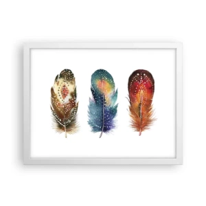 Póster en marco blanco - Rituales, ceremonias, secretos - 40x30 cm