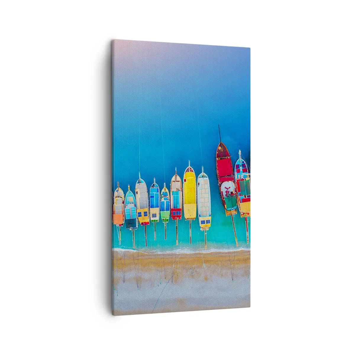 Cuadro sobre lienzo - Impresión de Imagen - A vista de pájaro - 45x80 cm