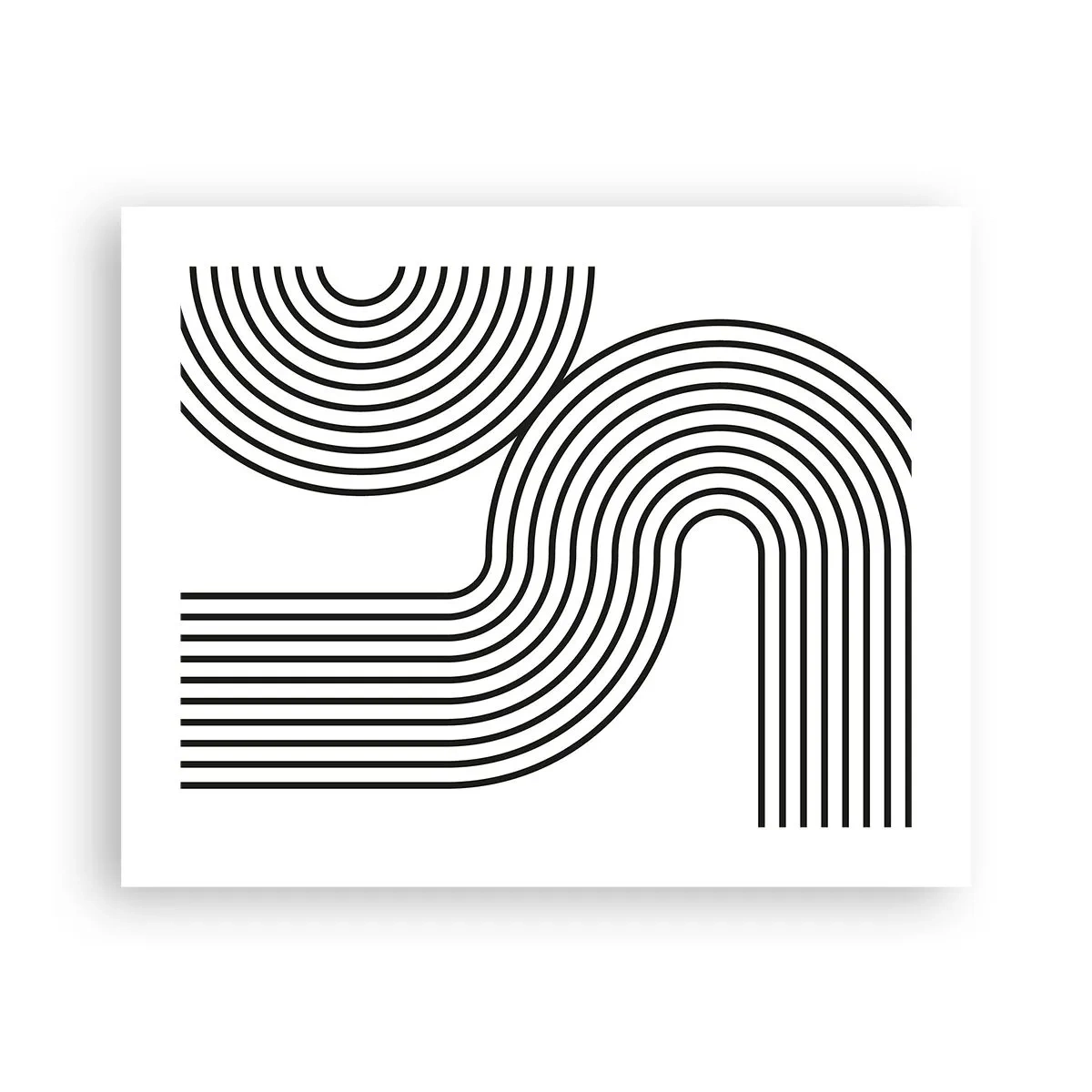 Póster - En una curva - 50x40 cm