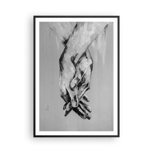 Póster en marco negro - El comienzo... - 70x100 cm