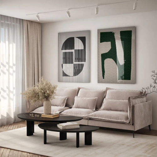 Abstract shapes no. 1 - Inspiración para el salón