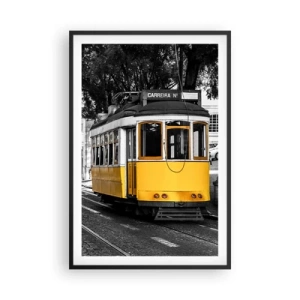 Póster en marco negro - Y un fado de fondo - 61x91 cm