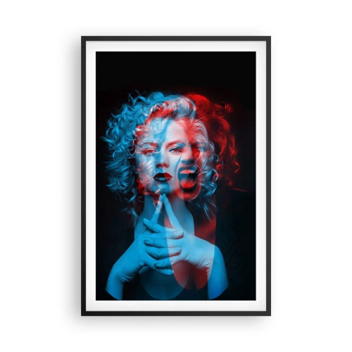 Póster en marco negro - Alter ego - 61x91 cm