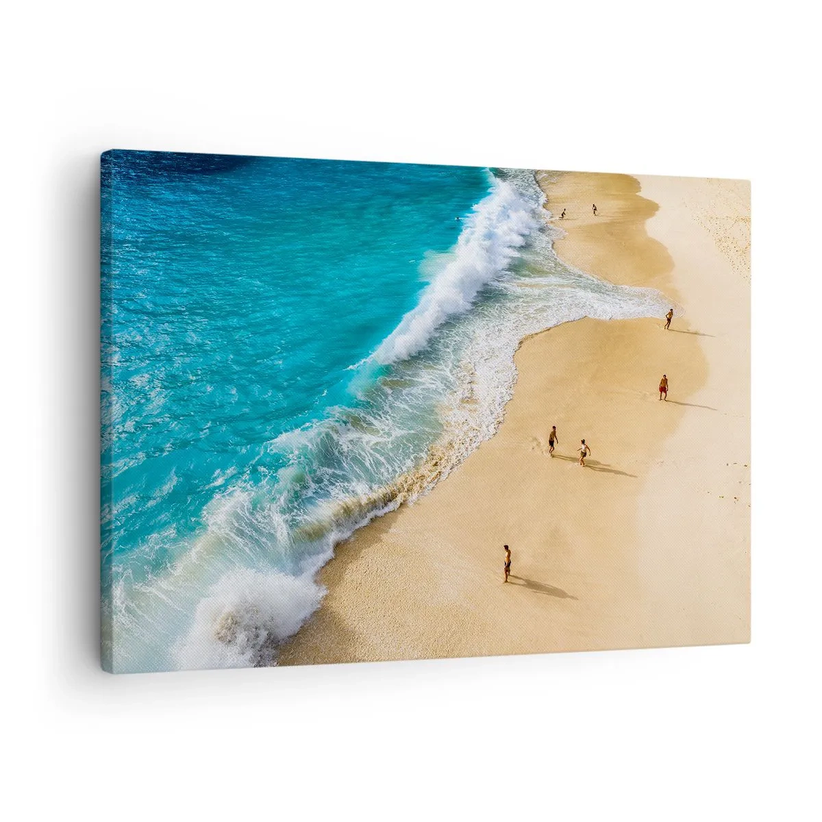 Cuadro sobre lienzo - Impresión de Imagen - Y luego el sol, la playa... - 70x50 cm