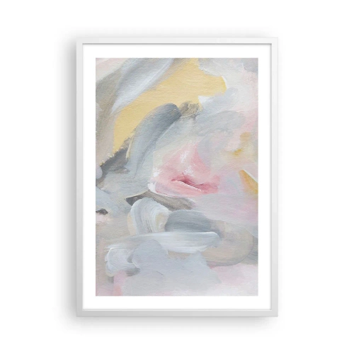 Póster en marco blanco - En un mundo de colores pastel - 50x70 cm