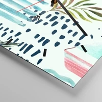 Esfera sin numeración, con rayas