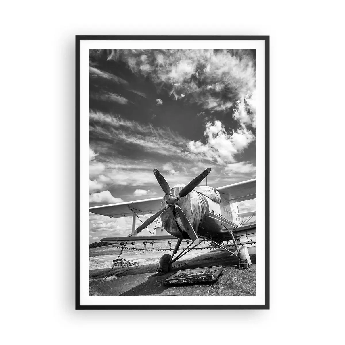 Póster en marco negro - No puedo esperar - 70x100 cm