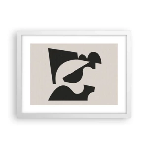 Póster en marco blanco - Para automontaje - 40x30 cm