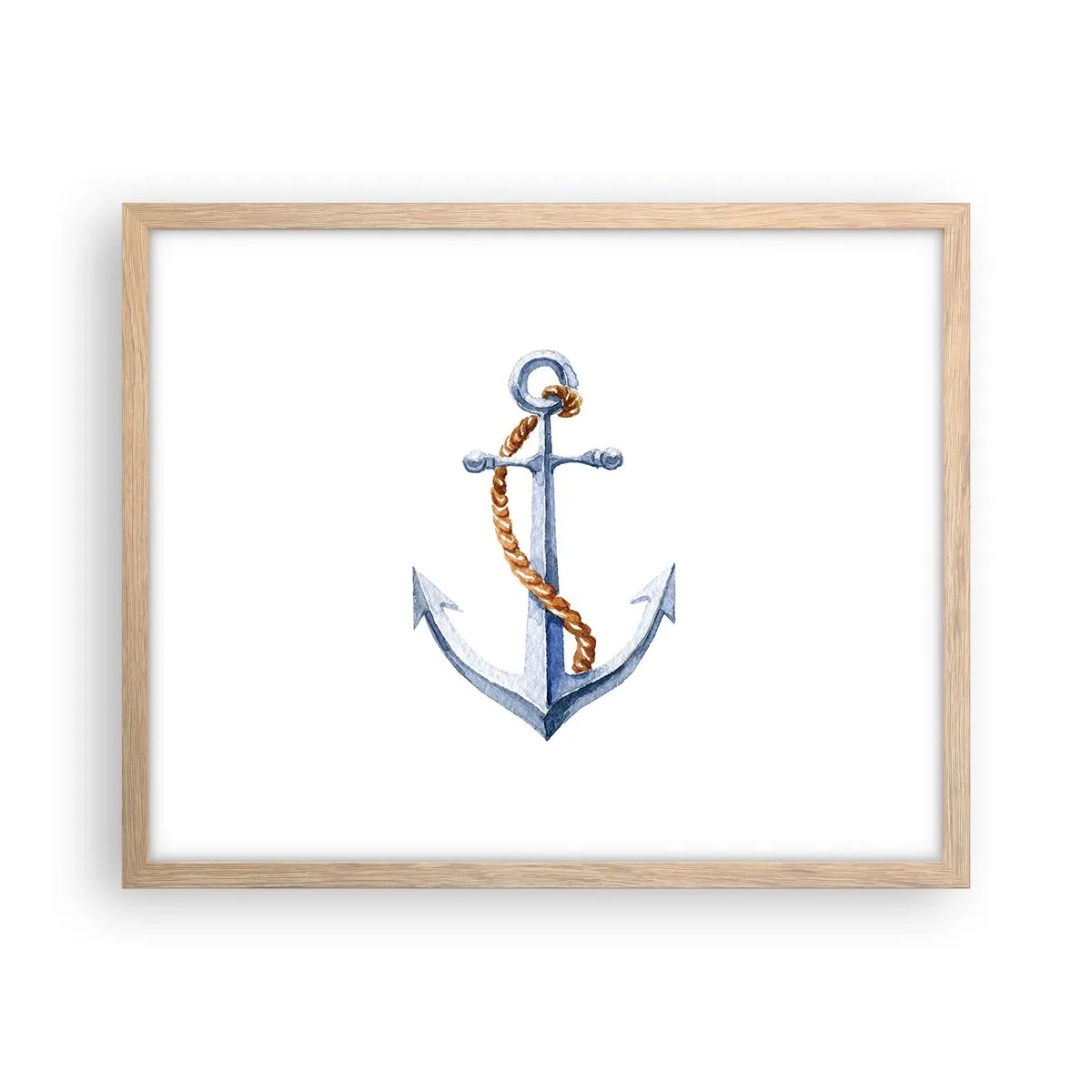 Póster en marco roble claro - ¡Ah, aventura! - 50x40 cm