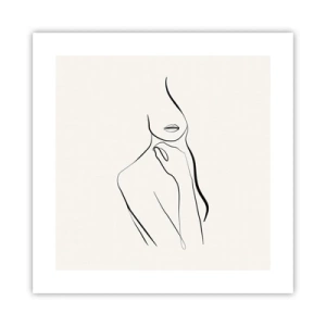 Póster - Una ola de melancolía - 40x40 cm