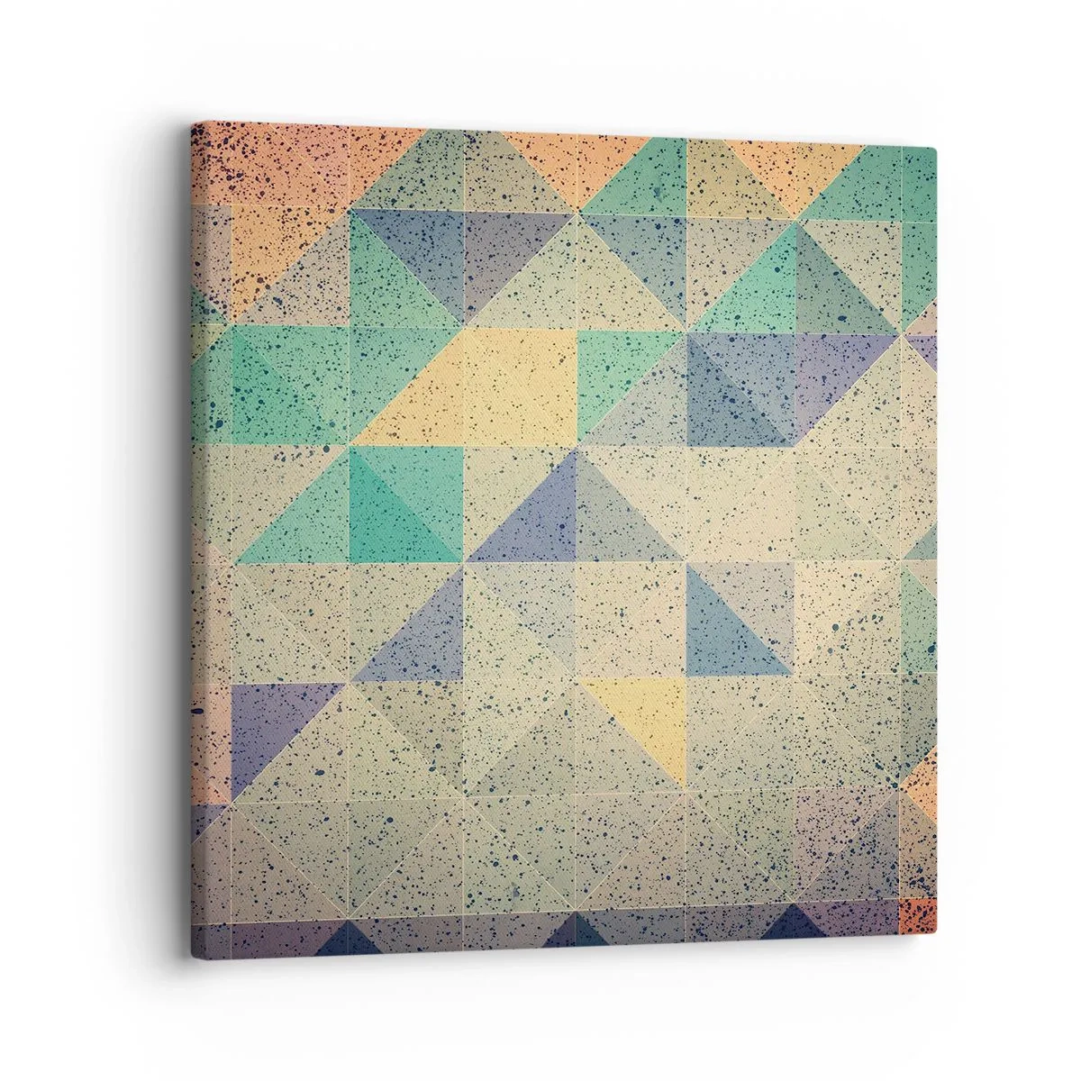 Cuadro sobre lienzo - Impresión de Imagen - República de los triángulos - 30x30 cm