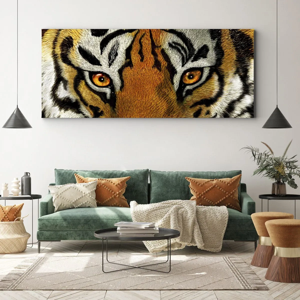 Cuadro sobre lienzo - Impresión de Imagen - Amenazante y hermoso - 100x40 cm