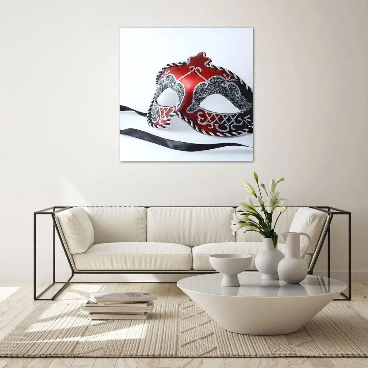 Cuadro sobre vidrio - Impresiones sobre Vidrio - Invitación al baile - 70x70 cm