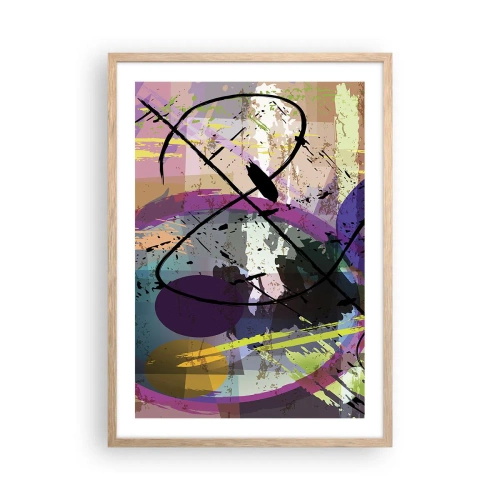 Póster en marco roble claro - Siempre hay más de un camino - 50x70 cm