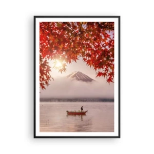 Póster en marco negro - Estilo japonés - 70x100 cm