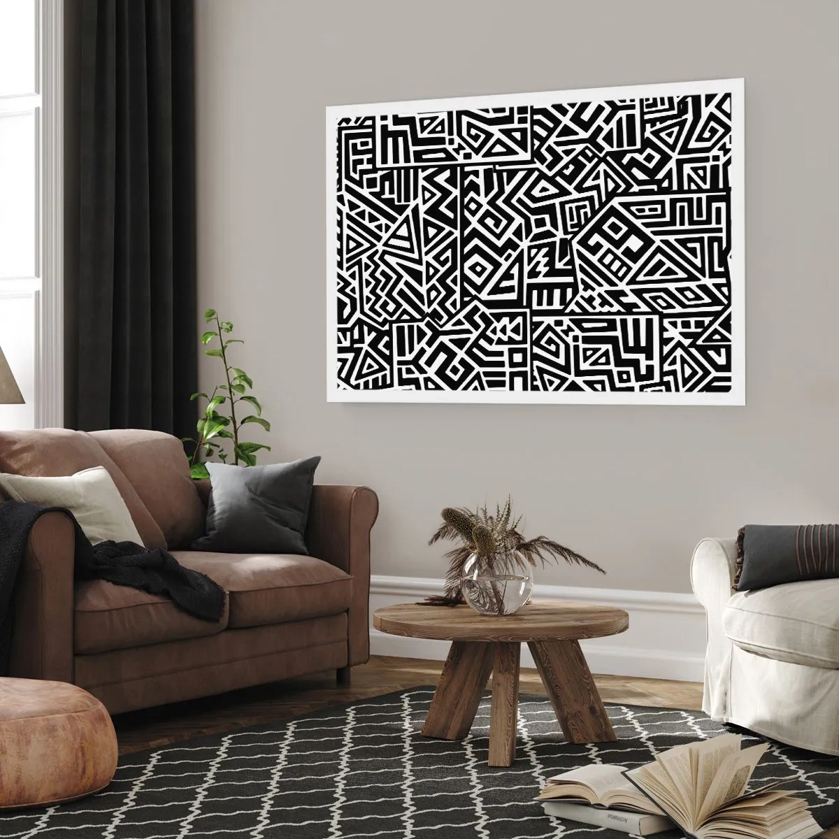Póster - Composición precolombina - 91x61 cm
