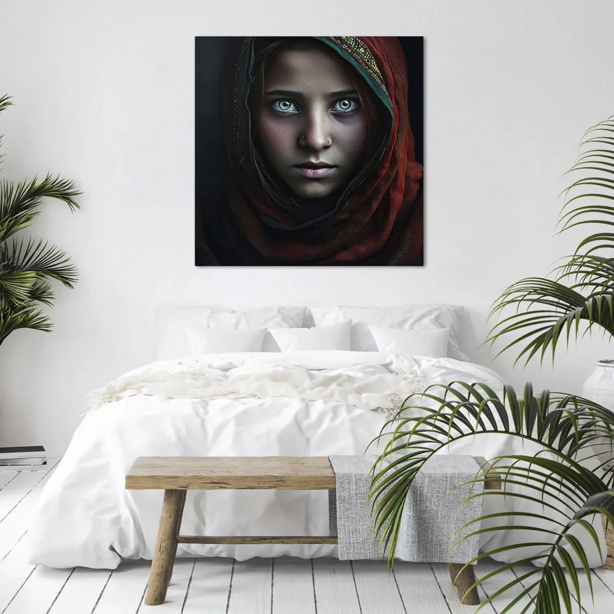 Cuadro sobre lienzo - Impresión de Imagen - Princesa del Este - 40x40 cm