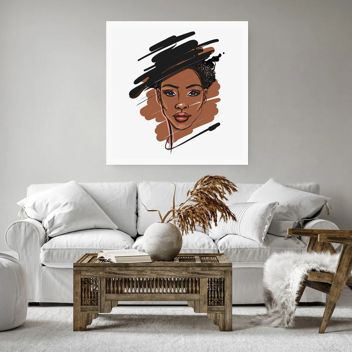 Póster - Dulce como el chocolate - 60x60 cm