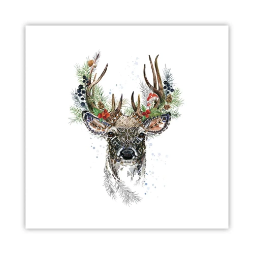 Póster - Con vestimenta festiva - 40x40 cm