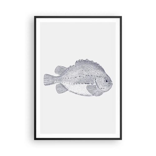 Póster en marco negro - Para el álbum del naturalista - 70x100 cm