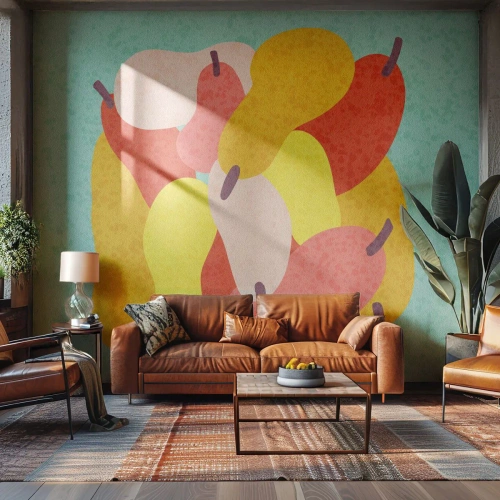 Fotomural Premium Canvas - Saborear el sol del verano - Fruta, Peras, Salud - 300x210 cm