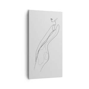 Cuadro sobre lienzo - Impresión de Imagen - Apenas una promesa - 55x100 cm