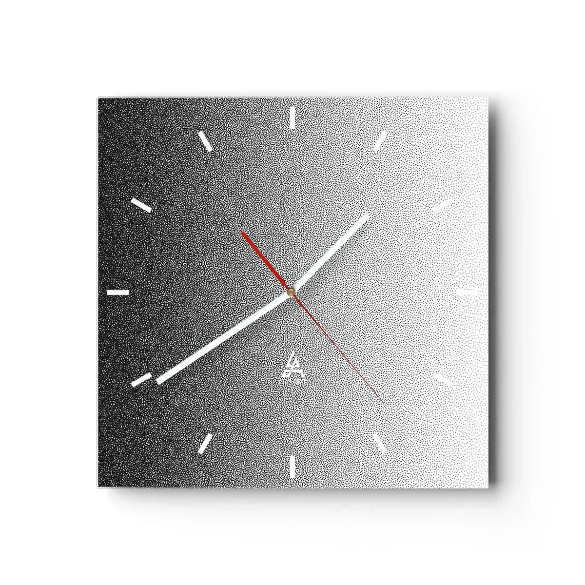 Reloj de pared - Reloj de vidrio - Hacia la luz - 40x40 cm