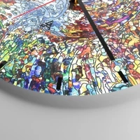 Esfera sin numeración, con rayas