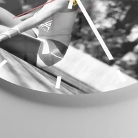 Esfera sin numeración, con rayas