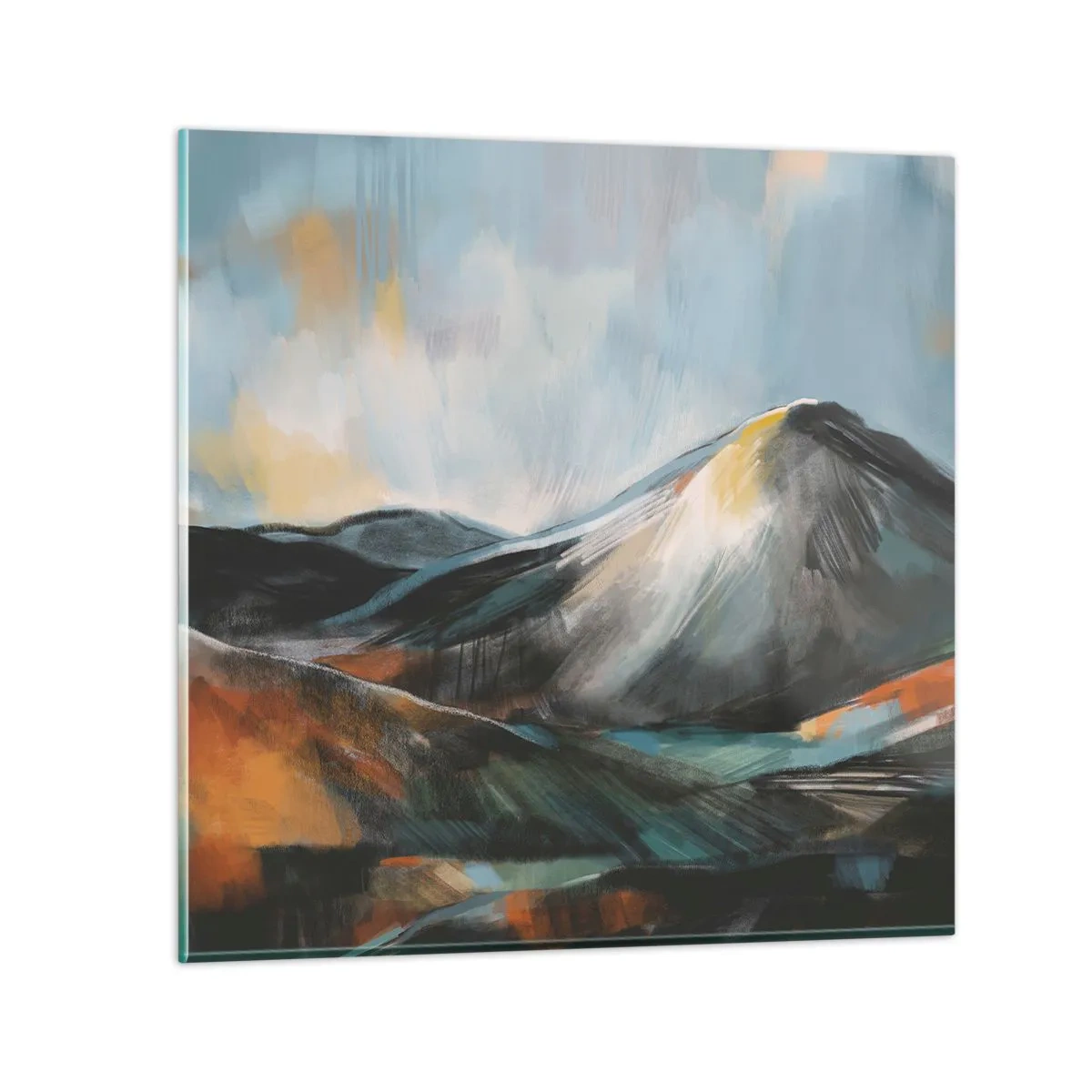 Cuadro sobre vidrio - Impresiones sobre Vidrio - Crudo y bello - 60x60 cm