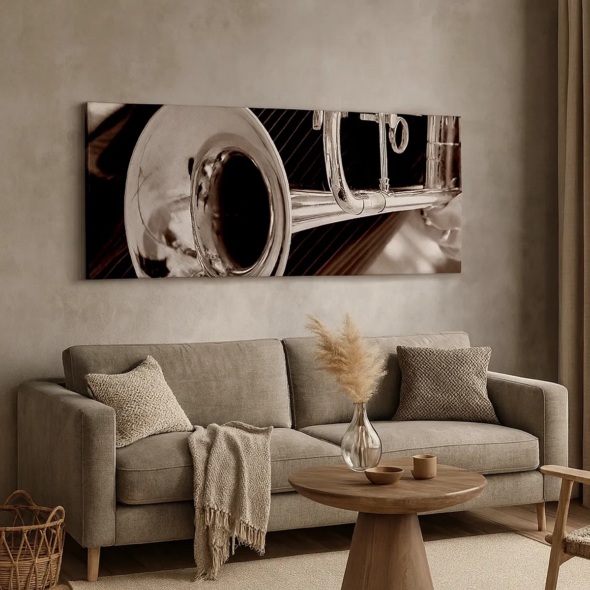 Cuadro sobre lienzo - Impresión de Imagen - Viaje musical a los años 30. - 30x30 cm