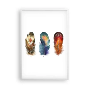 Póster en marco blanco - Rituales, ceremonias, secretos - 61x91 cm