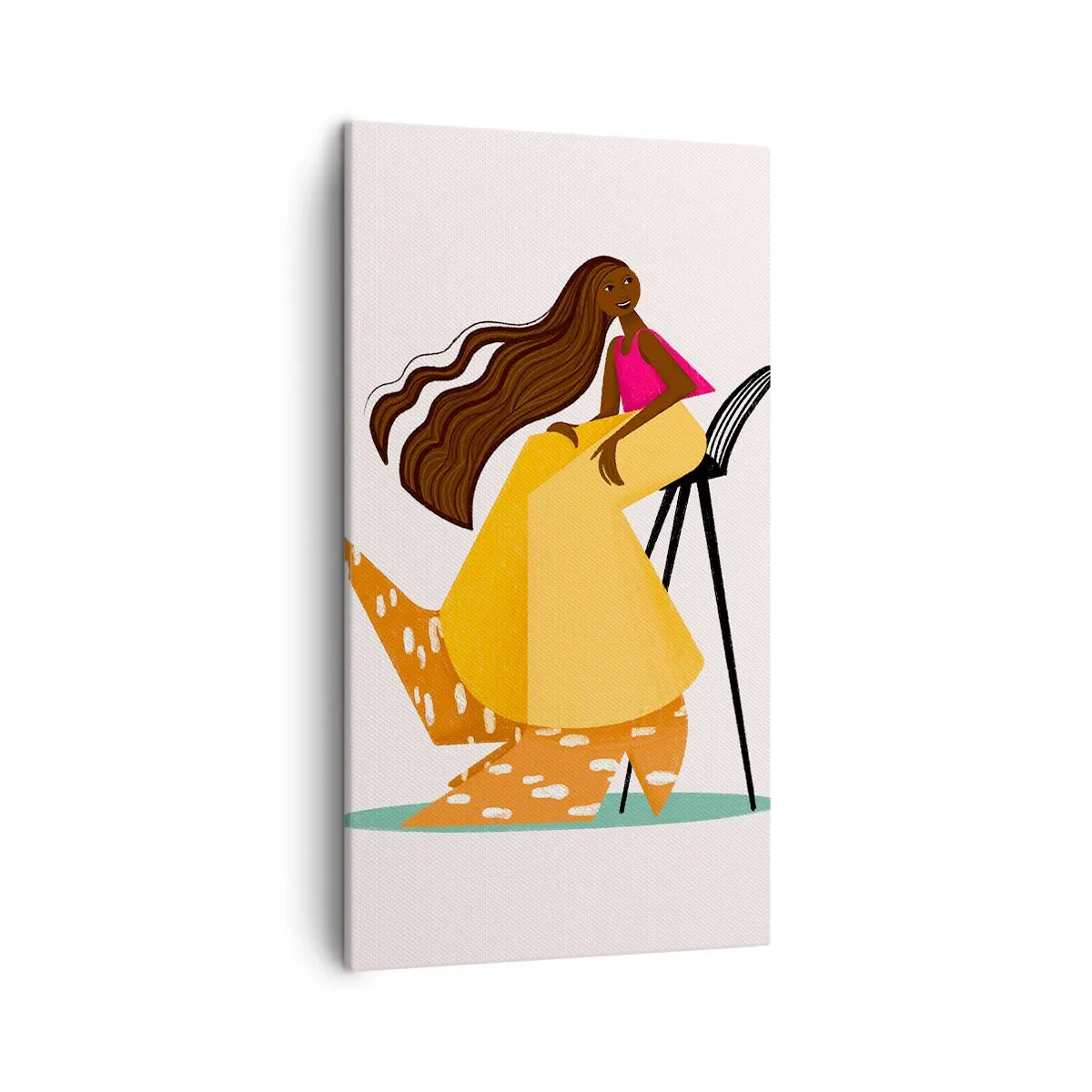 Cuadro sobre lienzo - Impresión de Imagen - La moda también es divertida - 45x80 cm