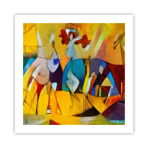 Póster - Sol - vida - alegría - 50x50 cm