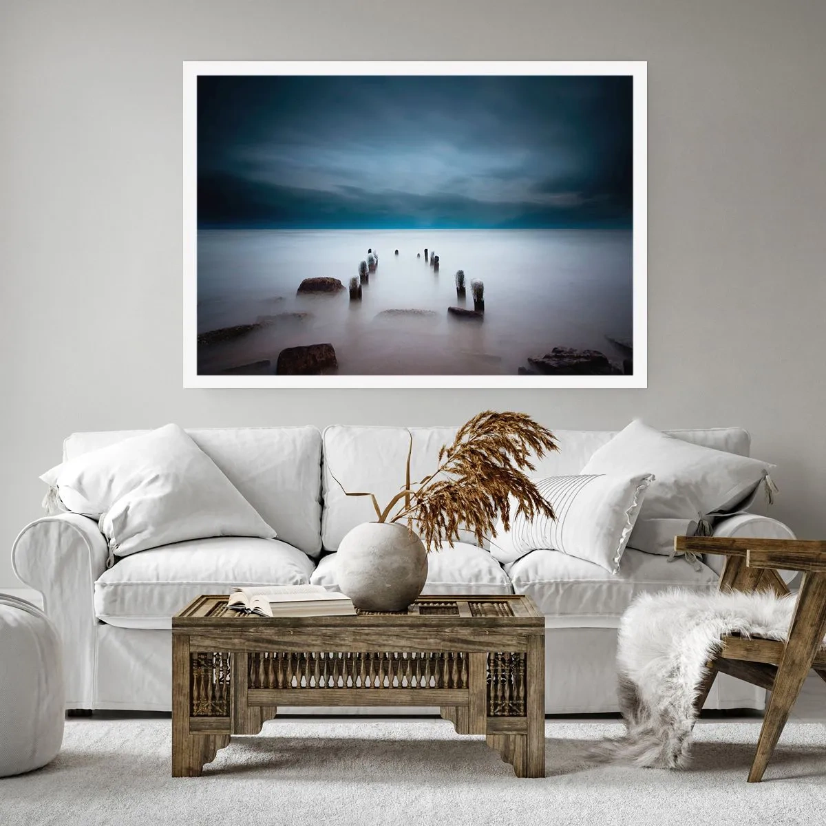 Póster - El lago del pensamiento - 70x50 cm
