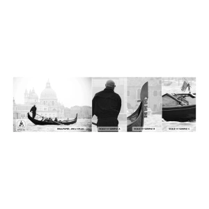 Muestra de fotomural autoadhesivo Deluxe Sticker - Un viaje a la fuente de la belleza - Venecia, Ciudad, Arquitectura - 100x30 cm