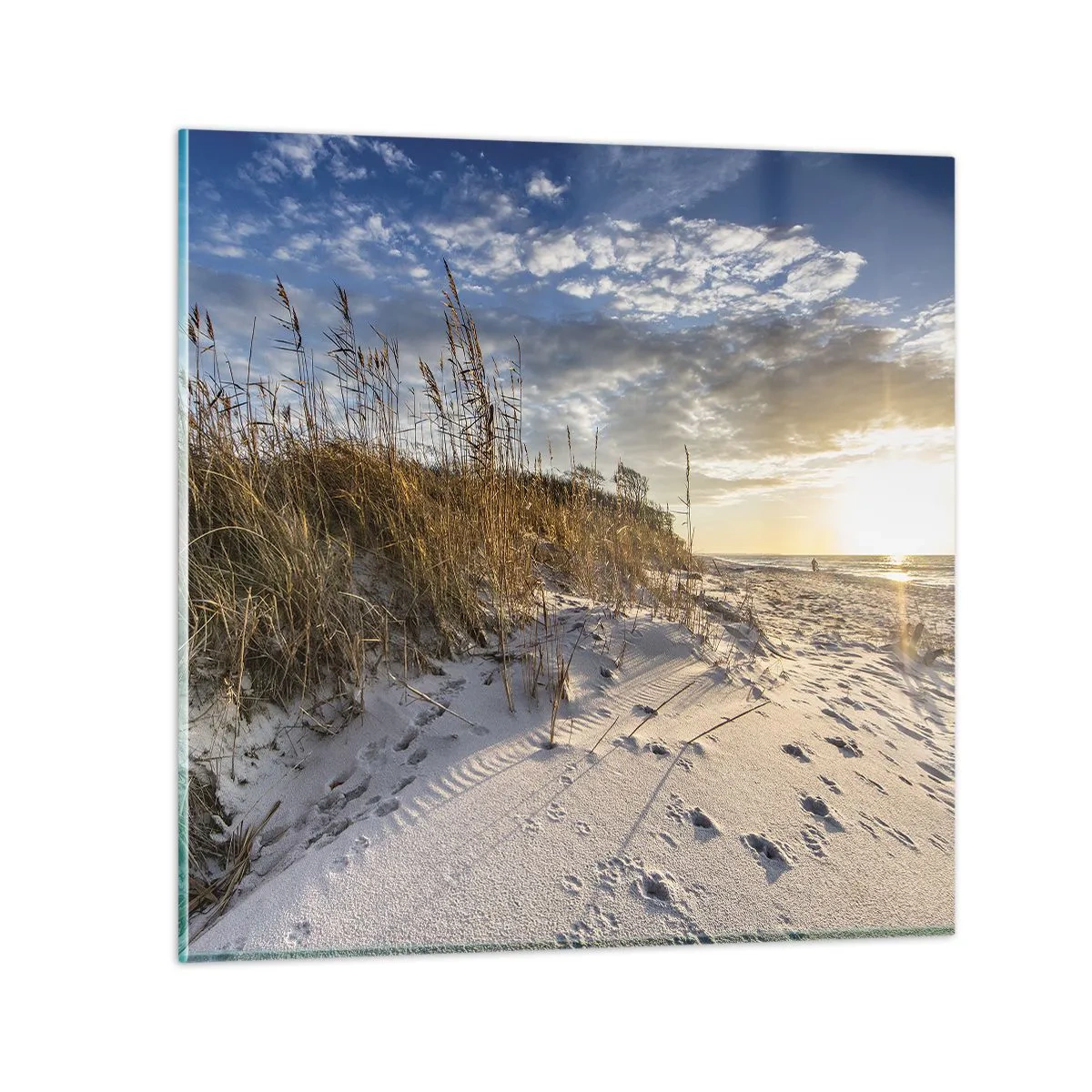 Cuadro sobre vidrio - Impresiones sobre Vidrio - Invitación a un paseo - 60x60 cm