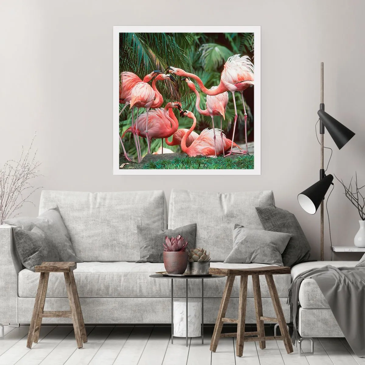 Póster - Cotilleos de la tarde - 30x30 cm