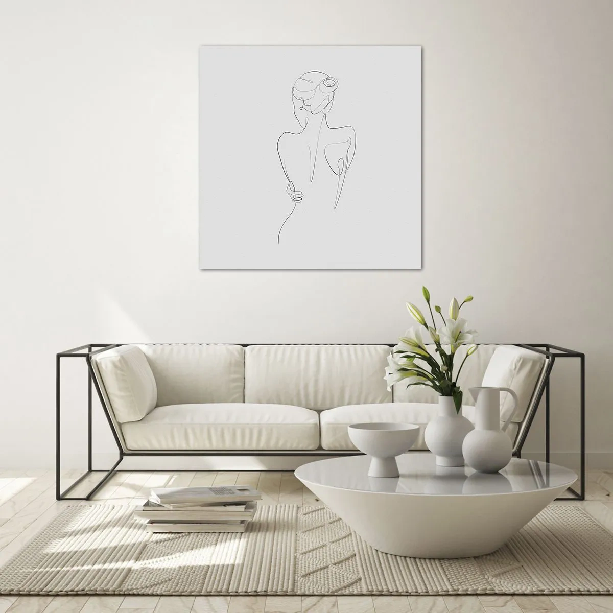 Cuadro sobre vidrio - Impresiones sobre Vidrio - Música del cuerpo - 60x60 cm