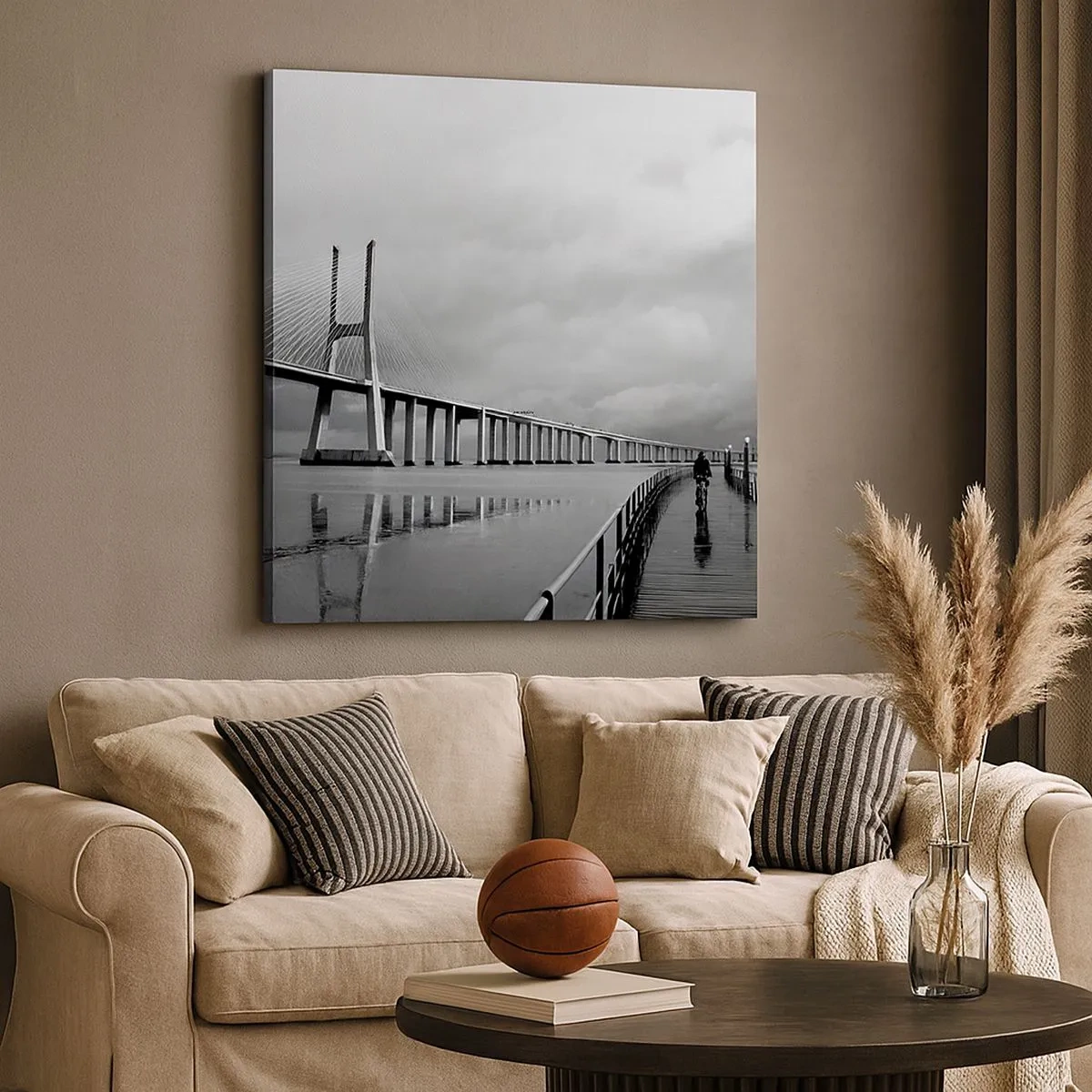 Cuadro sobre lienzo - Impresión de Imagen - A cada uno lo suyo - 30x30 cm