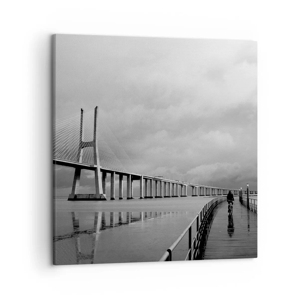 Cuadro sobre lienzo - Impresión de Imagen - A cada uno lo suyo - 50x50 cm