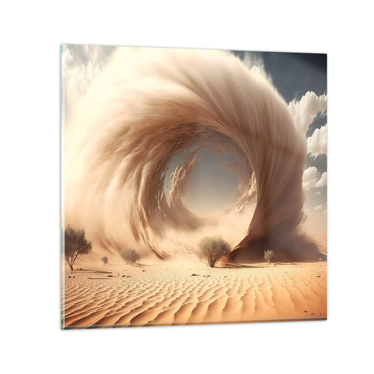 Cuadro sobre vidrio - Impresiones sobre Vidrio - Portal abierto - 50x50 cm