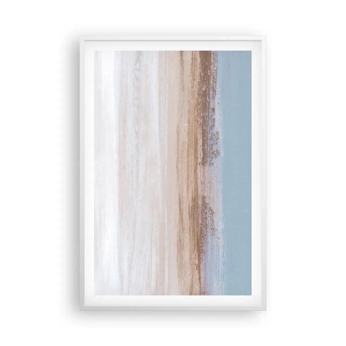 Póster en marco blanco - Paisaje ambiguo - 61x91 cm