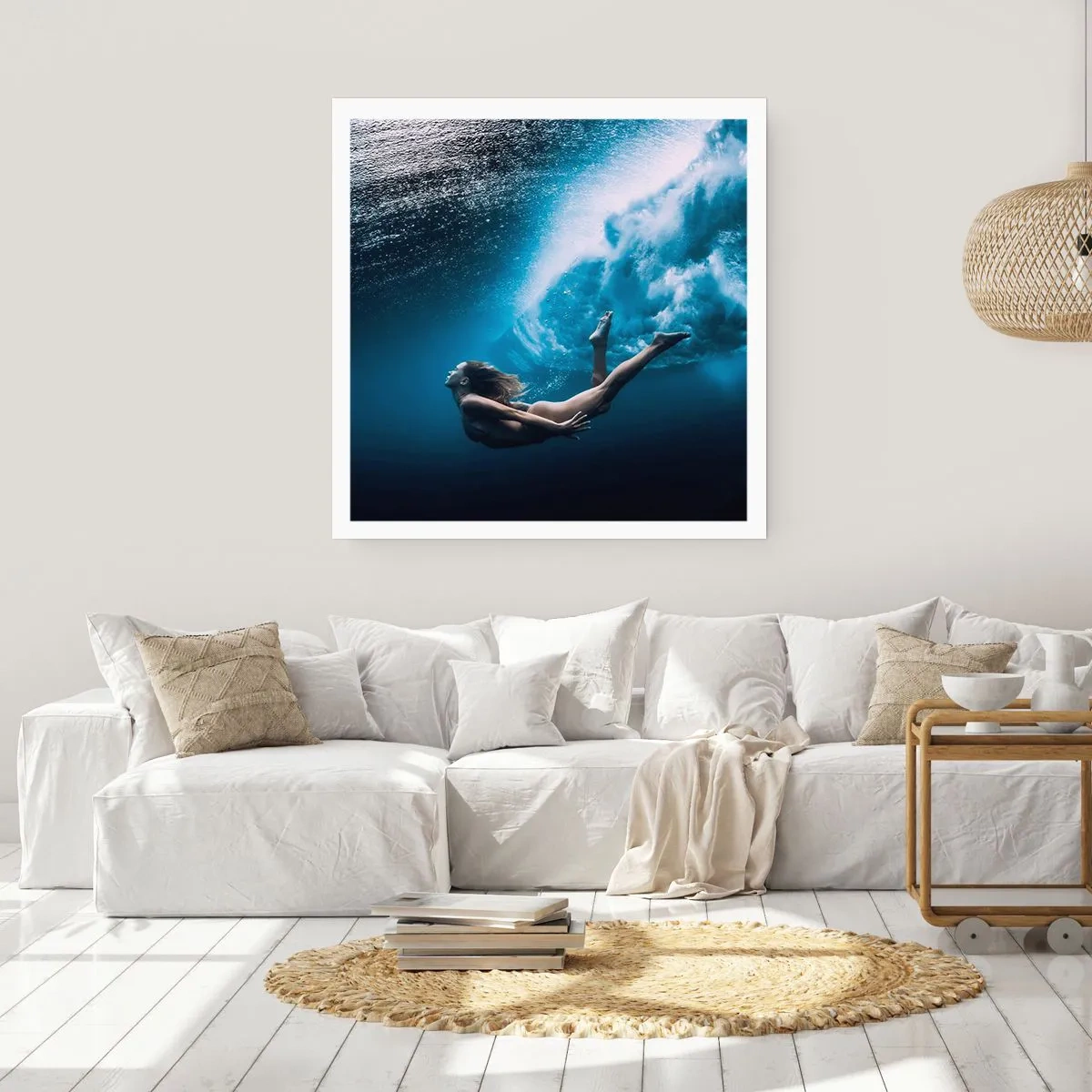 Póster - Una sirena contemporánea - 30x30 cm