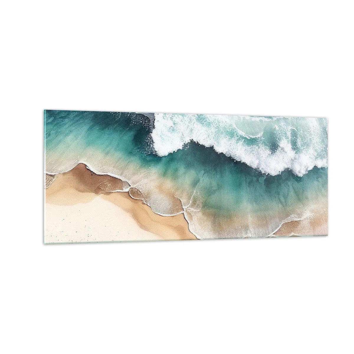 Cuadro sobre vidrio - Impresiones sobre Vidrio - Un encuentro eterno - 100x40 cm