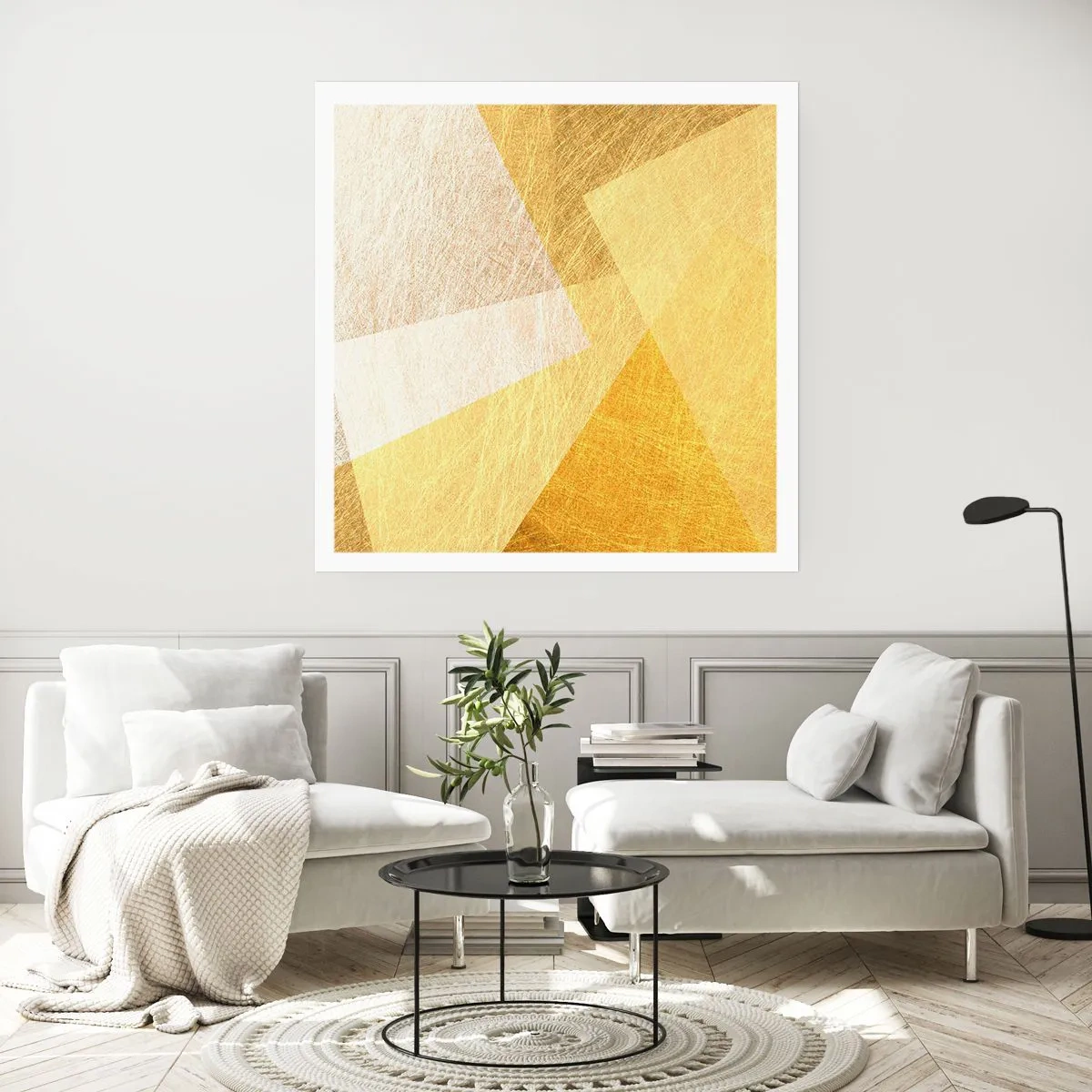 Póster - Tiempo de geometría - 30x30 cm