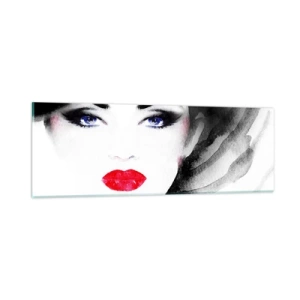 Cuadro sobre vidrio - Impresiones sobre Vidrio - Lenguaje no verbal - 90x30 cm