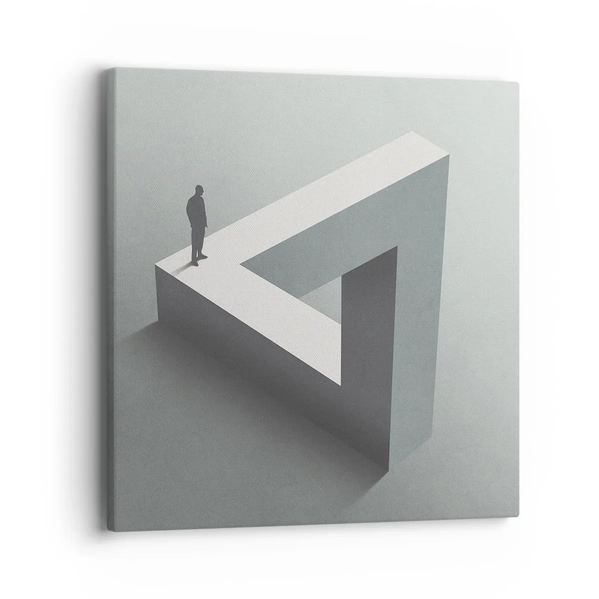 Cuadro sobre lienzo - Impresión de Imagen - Y, sin embargo, es posible - 40x40 cm