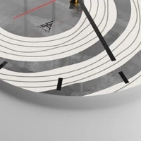 Esfera sin numeración, con rayas